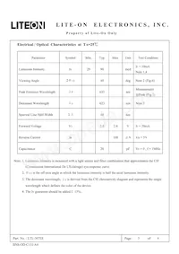 LTL-307EE Datasheet Page 3