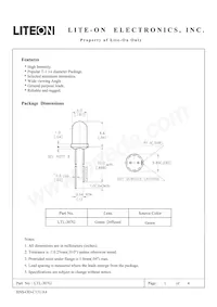 LTL-307G Datasheet Cover