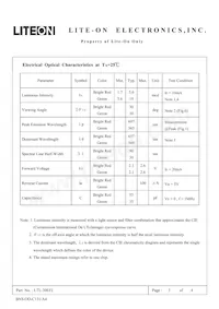 LTL-30EFJ Datasheet Pagina 3