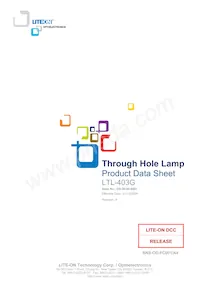 LTL-403G Datasheet Copertura