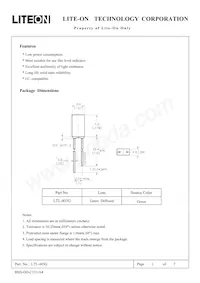 LTL-403G Datasheet Pagina 2