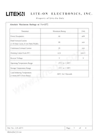LTL-4273 데이터 시트 페이지 2