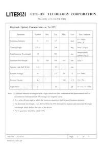 LTL-433Y Datasheet Page 3