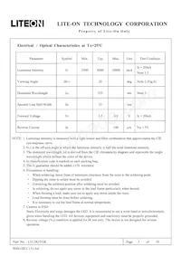 LTL2R3TGK Datasheet Page 3