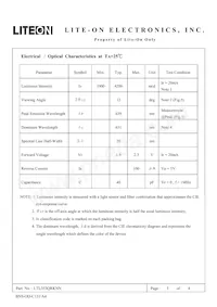 LTL353QRKNN Datasheet Page 3