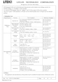 LTST-C155KGJRKT Datasheet Pagina 11