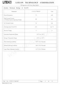 LTST-C170KFKT Datasheet Page 3