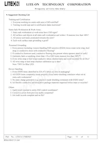 LTST-C170KFKT Datasheet Pagina 12