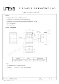 LTST-C170YKT Datasheet Cover