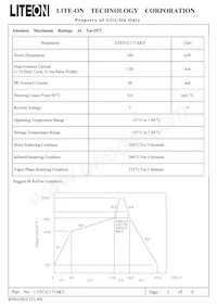 LTST-C171AKT Datasheet Page 3