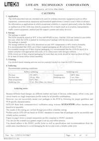 LTST-C191TBKT Datasheet Page 10