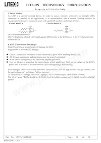 LTST-C191TBKT Datasheet Page 11