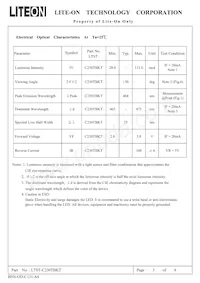 LTST-C230TBKT Datasheet Page 3
