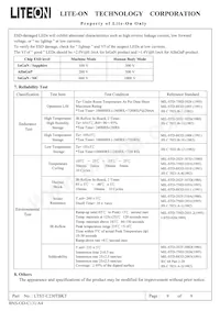 LTST-C230TBKT Datasheet Page 9