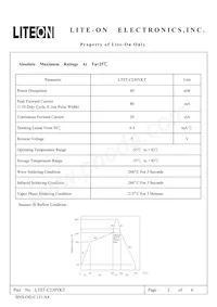 LTST-C230YKT Datasheet Page 2