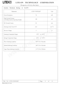 LTST-C930TGKT Datasheet Page 3