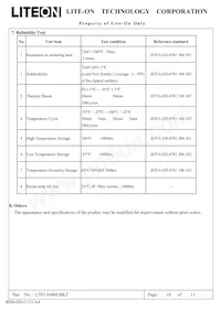 LTST-E680UBKT Datasheet Page 11