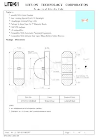 LTST-S110KRKT Datasheet Cover