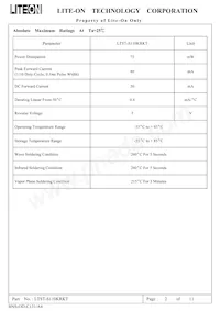 LTST-S110KRKT Datenblatt Seite 2