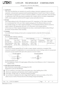 LTST-S110KRKT Datasheet Page 9