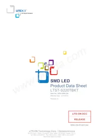 LTST-S220TBKT Datasheet Cover