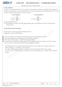 LTST-S220TBKT Datasheet Pagina 11