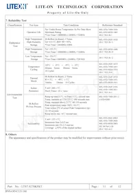 LTST-S270KFKT Datasheet Pagina 12