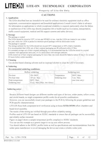 LTW-170TK Datasheet Page 10