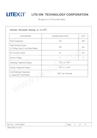 LTW-420D7 Datasheet Pagina 2