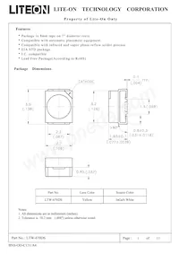 LTW-670DS Datenblatt Cover