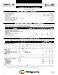 LXM1611-01 Datasheet Page 2