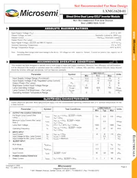 LXMG1620-01 Datasheet Page 2