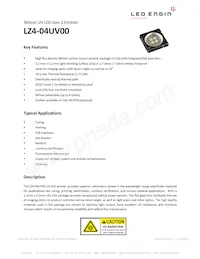 LZ4-04UV00-0000 Datasheet Cover