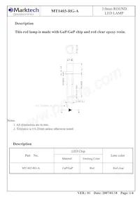 MT1403-RG-A Datasheet Page 2