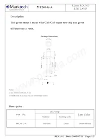 MT240-G-A Datasheet Page 2