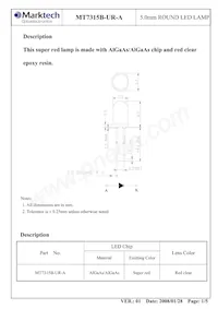 MT7315B-UR-A Datasheet Page 2