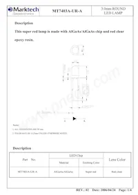 MT7403A-UR-A Datasheet Pagina 2