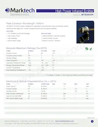 MTE8600P Datasheet Cover