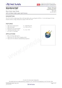 NV4V41SF-A Datasheet Cover