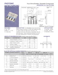 PDI-E840 Datasheet Copertura