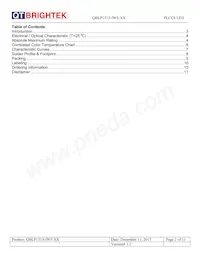 QBLP1515-IW5-CW Datasheet Pagina 2