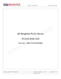 QBLP1515B-RGBA Datasheet Cover