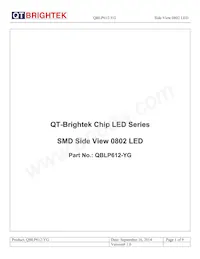 QBLP612-YG Datasheet Cover