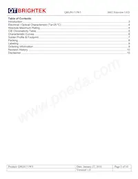 QBLP617-IW5 Datasheet Page 2