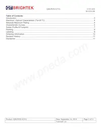 QBLP650-S2YG Datasheet Page 2