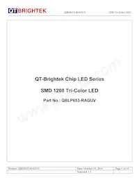 QBLP653-RAGUV Datasheet Cover