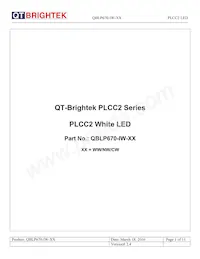 QBLP670-IW-NW Datasheet Cover