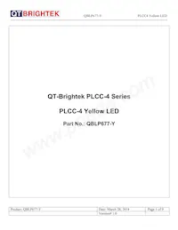 QBLP677-Y Datasheet Cover