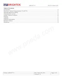 QBLP677-Y Datasheet Pagina 2