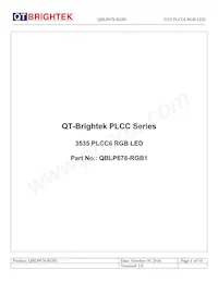 QBLP678-RGB1 Datasheet Cover